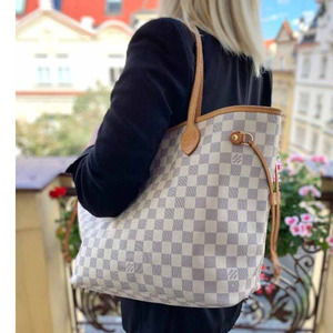 Louis Vuitton Damier Azur Neverfull MM – FashionsZila